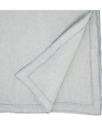 Saro Lifestyle Stonewashed Overlock Edge Table Runner