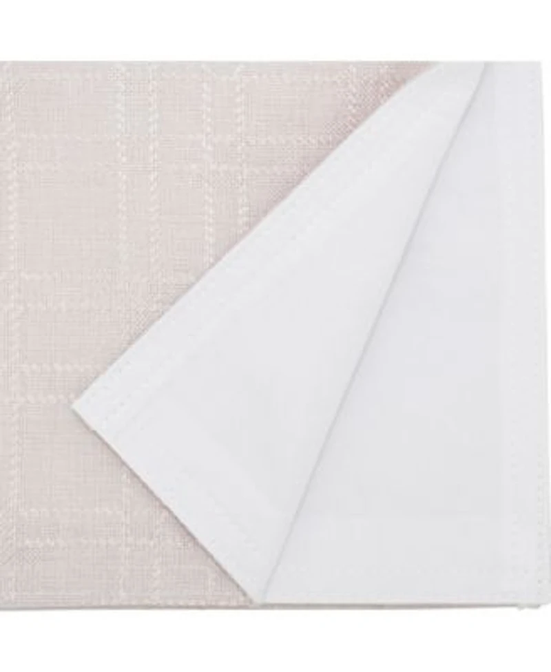 Saro Lifestyle Classic Stitched Plaid Table Runner Collection