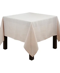 Saro Lifestyle Classic Stitched Plaid Tablecloth, 70" x 70"