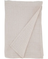 Saro Lifestyle Classic Stitched Plaid Tablecloth, 70" x 70"