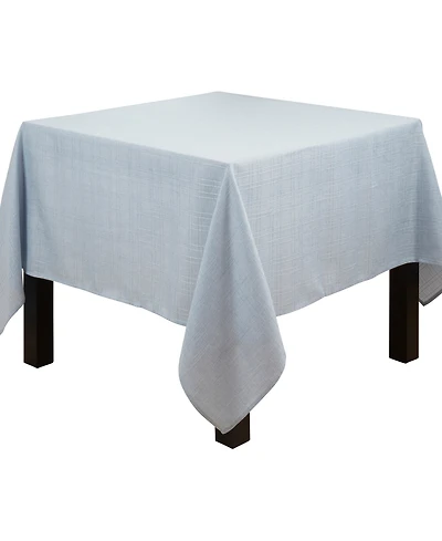 Saro Lifestyle Classic Stitched Plaid Tablecloth, 70" x