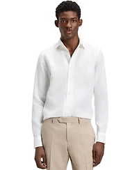 Hugo Boss Beckham x Boss Men's Regular-Fit Linen Shirt