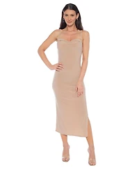 Bebe Women's Maxi Cowl Jersey Dress