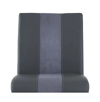Set of Four Metal Low Back Counter Height Bar Chairs