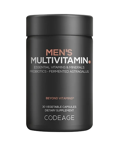 Codeage Men's Multivitamin - Daily Vitamins For Men with Vitamin A, C, D3, E, B12, Magnesium, Zinc, Iron, Chromium, Probiotics, Astragalus & More