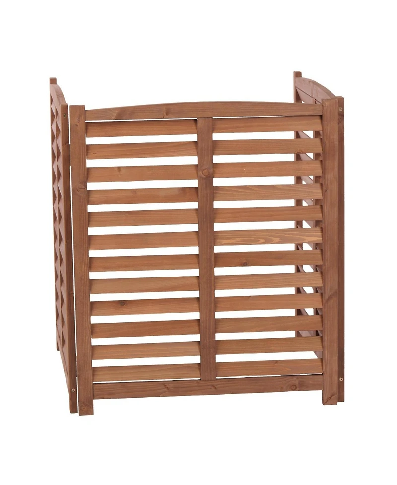 3-Panel Outdoor Ac Fence