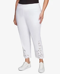 Ruby Rd. Plus Embroidered Ankle Pant