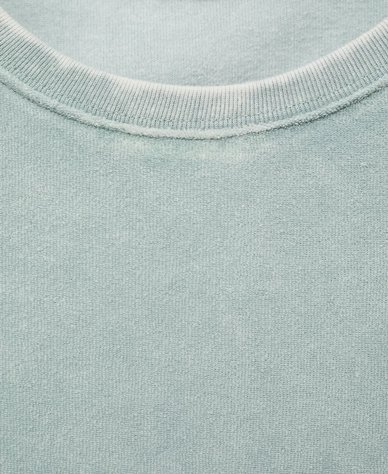 Mango Women's Overdyed Terry Cotton Nightgown