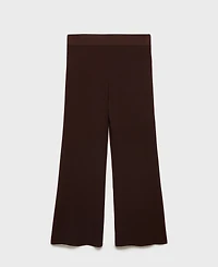 Mango Women's Straight Knitted Pants