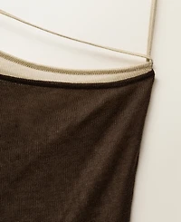 Mango Women's Combined Lyocell Knit Dress