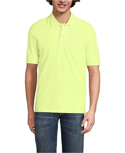 Lands' End Men's Short Sleeve Comfort-First Mesh Pique Polo Shirt