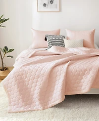 St. James Home Mini Honeycomb Down Alternative Blanket Set