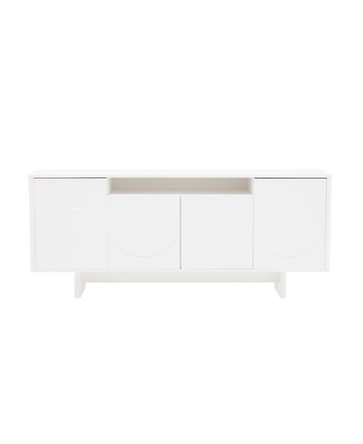 Manhattan Comfort Ella 70.9" Modern 9-Shelf Sideboard