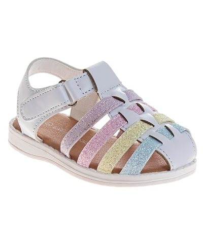 Laura Ashley Toddler Girls Flowers Open Design Sandals
