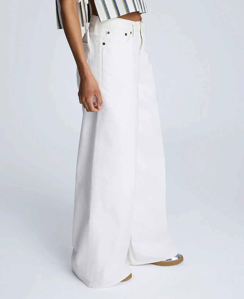 Kenneth Cole Women's High-Rise Wide-Leg Jeans