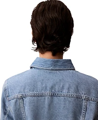 Calvin Klein Jeans Women's Cuffed Long-Sleeve Denim Jacket