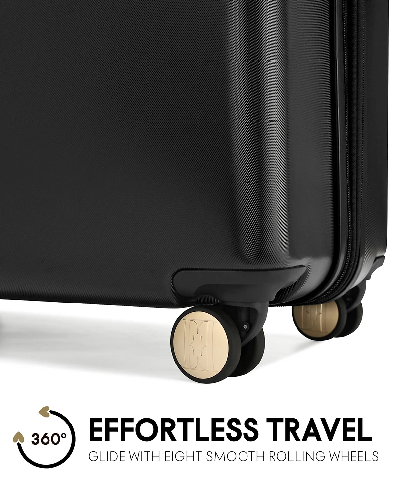 Elle Louvre 2-Piece Expandable Retro Spinner Luggage Set