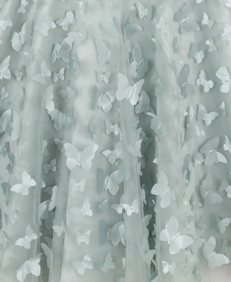 Rare Editions Big Girls 3D Butterfly Party Dress