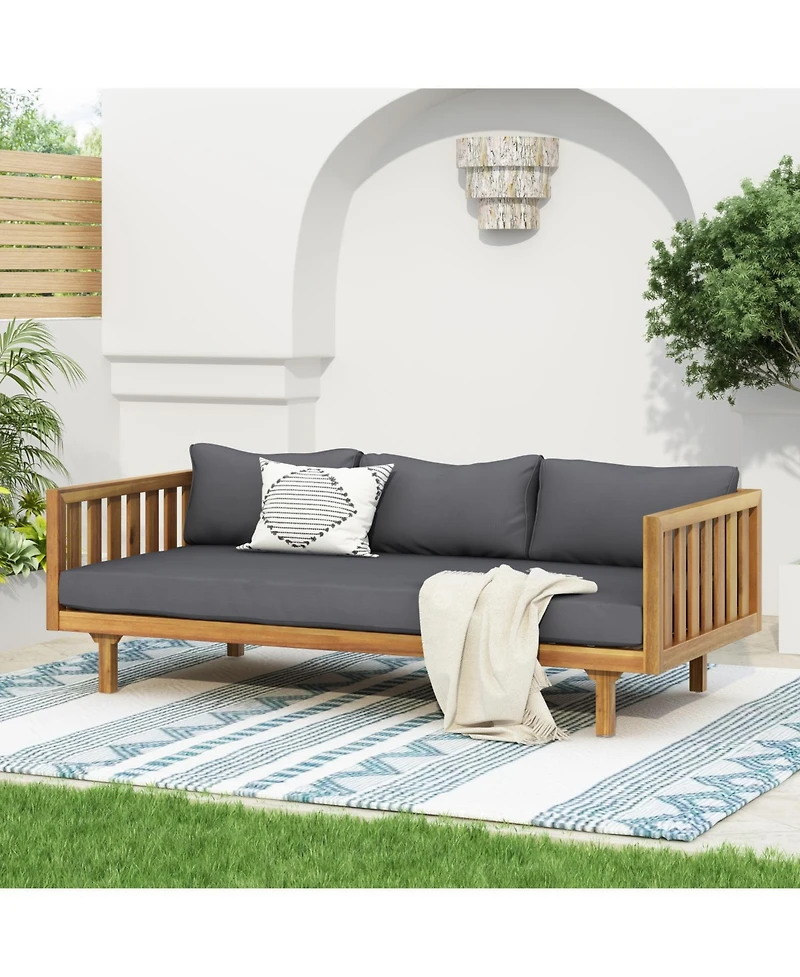 Streamdale Acacia Wood Daybed Durable, Water-Resistant