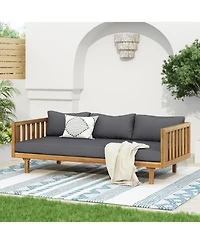 Streamdale Acacia Wood Daybed Durable, Water-Resistant