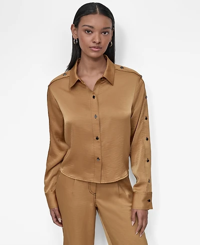 Dkny Women's Glazed Dressing Shirt