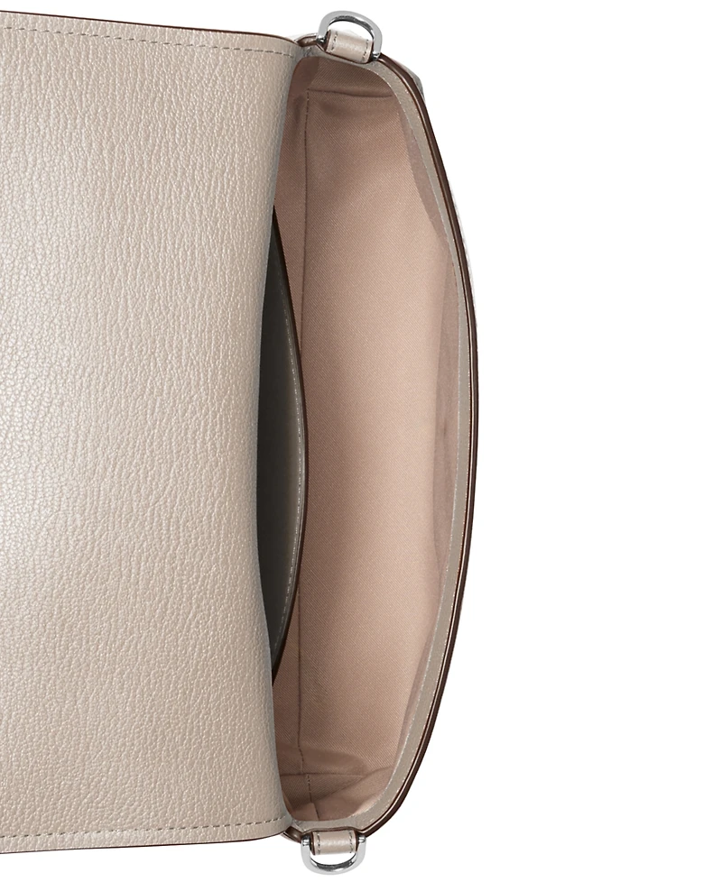 Michael Kors Addie Small Leather Convertible Pouchette Crossbody