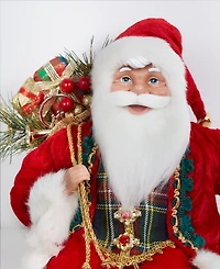 Holiday Lane Heritage Sitting Santa Decor, Macy's Exclusive