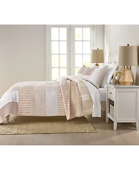 Charter Club Seaside Patchwork 3-Pc. Quilt Set, King, Exclusively at Macy's