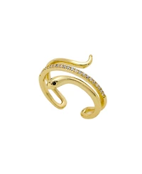 Unwritten Cubic Zirconia Snake Ring