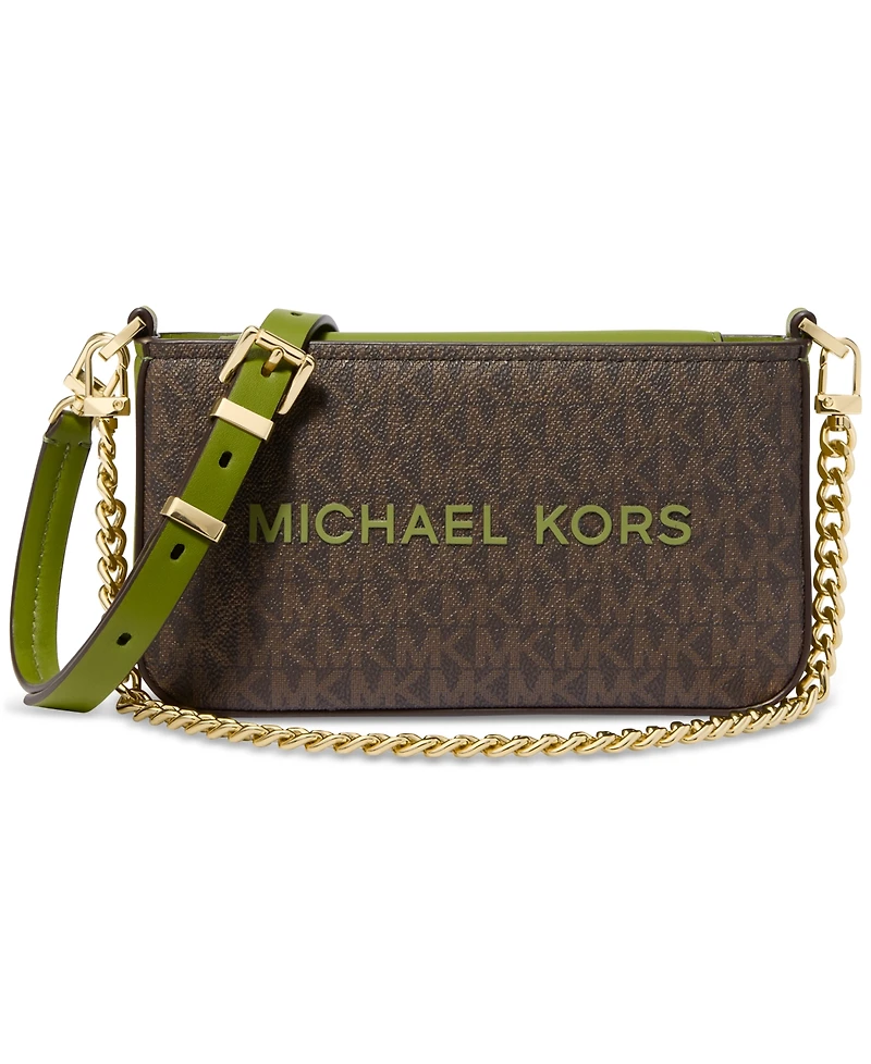 Michael Michael Kors Bryant Small Double Zip Chain Camera Crossbody