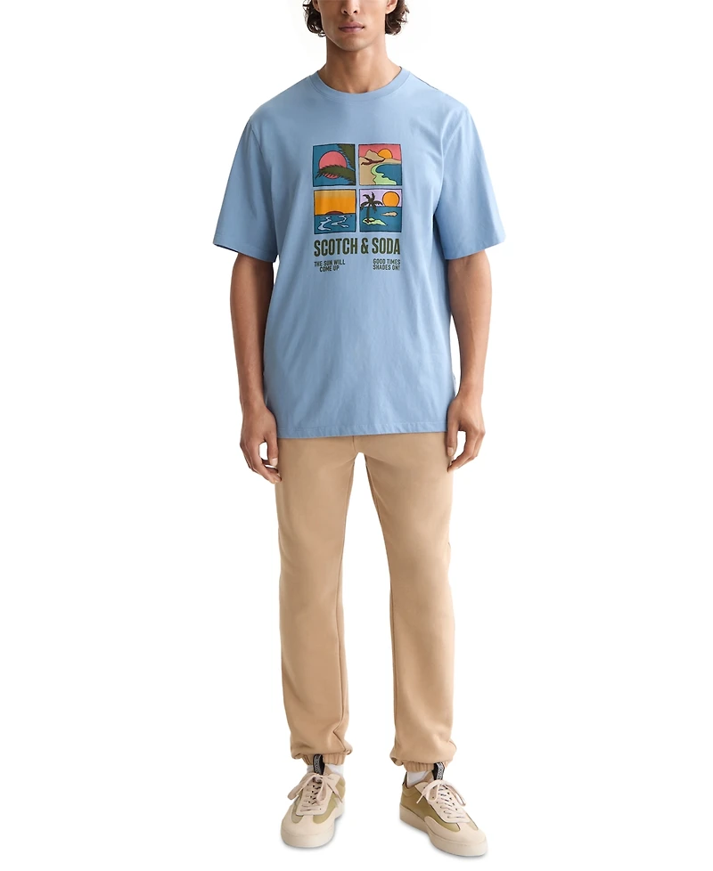 Scotch & Soda Men's Regular-Fit Graphic T-Shirt