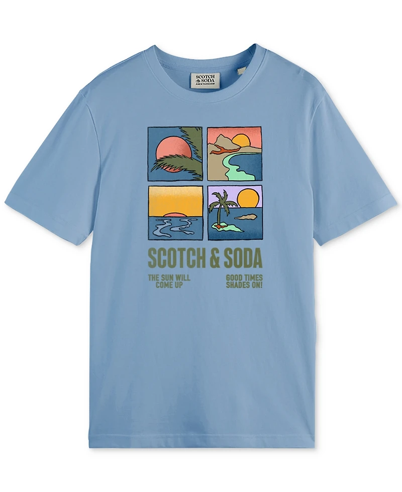 Scotch & Soda Men's Regular-Fit Graphic T-Shirt