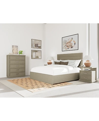 Cascade 3-Pc. Bedroom Set (Queen Bed, Chest & Nightstand)