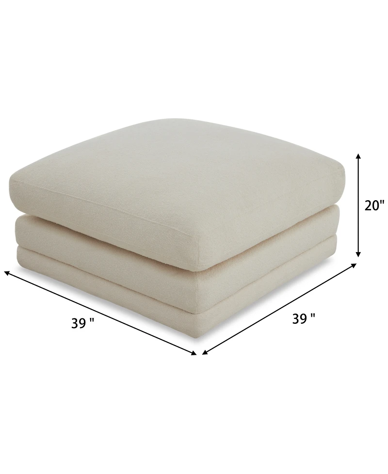 Daryll Fabric Ottoman, Exclusively at Macy's