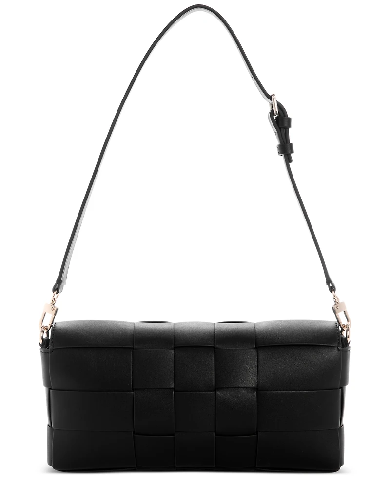 Guess Maylee Woven Flap Shoulder Bag