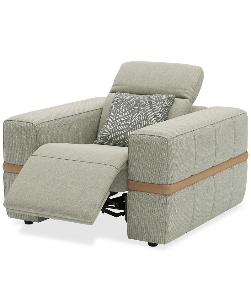 Nierling Fabric Power Motion Recliner with Headrest, Exclusively at Macy's