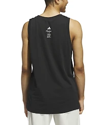 adidas Men's Triple Regular-Fit Cocktail Graphic Tank Top
