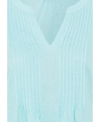 Olsen Women's Linen Blend Boho Blouse