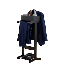 Kings Brand Furniture Mavy Valet Stand – Modern Organizer for Suits, Coats and Accessories Perfect Bedrooms Entryways