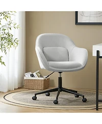 Jose Office Chair Durable Metal Base with Rolling Casters