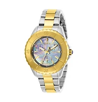 Invicta Women's 29112 Angel Quartz 3 Hand Gunmetal Dial Watch