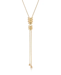 Ettika Metal Moderna Bolo Necklace