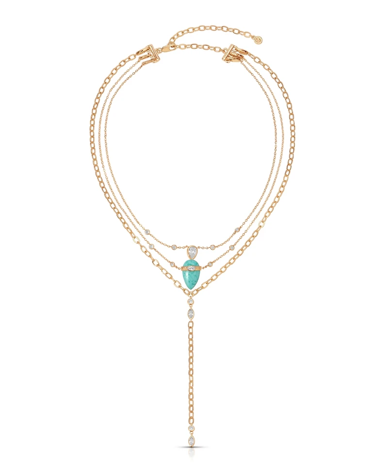 Ettika Turquoise Solstice Layered Necklace