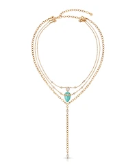 Ettika Turquoise Solstice Layered Necklace