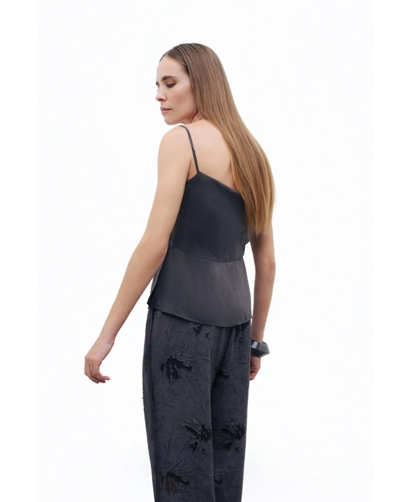 Nocturne Women's Slit Strap Blouse