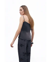 Nocturne Women's Slit Strap Blouse