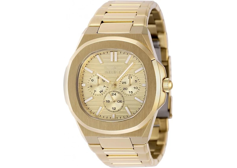 Invicta Men's 48525 Speedway Quartz Chronograph Gold Dial Watch