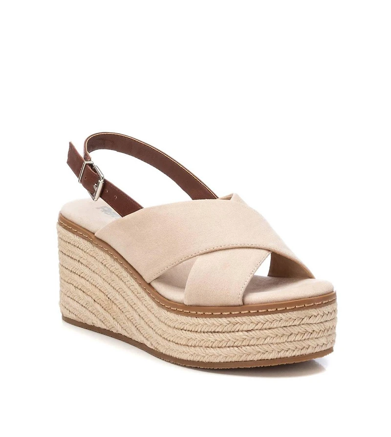 Women's Crossed Espadrille Sandals Refresh By Xti