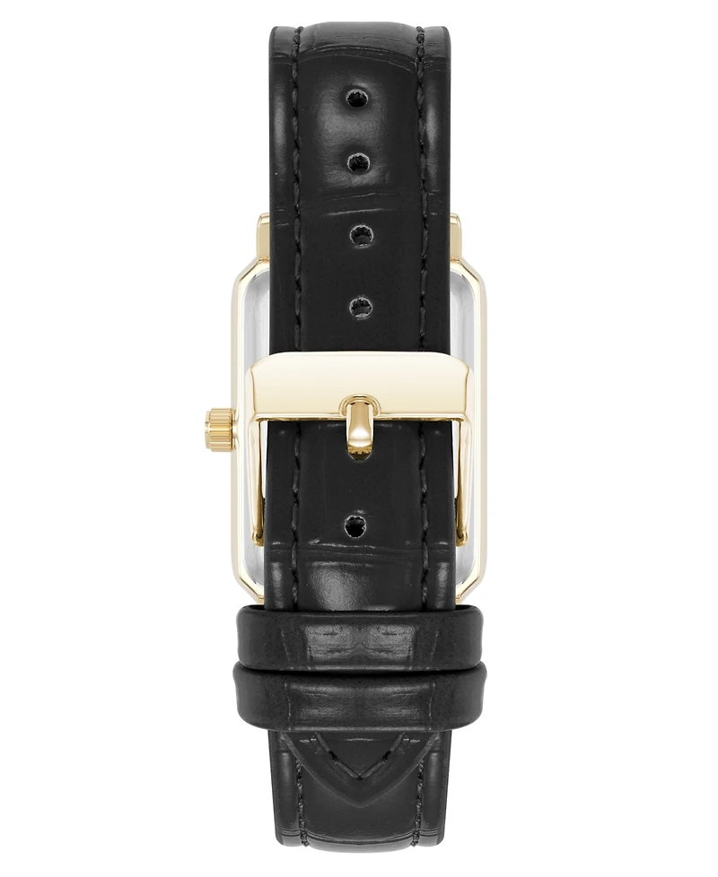 Anne Klein Women's Quartz Casual Polyurethane Leather and Gold-Tone Metal Alloy Watch