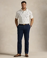 Polo Ralph Lauren Men's Big & Tall Dog-Print Mesh Shirt
